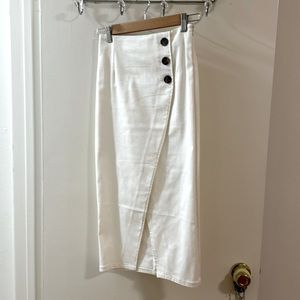 H&M - White pencil skirt